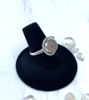 Rose Quartz Ring (Size 8)