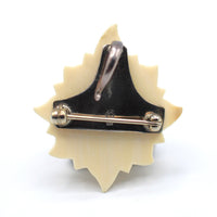 Yukon Mammoth Ivory Sun Pendant in Sterling Silver