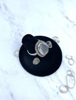 Rose Quartz Ring (Size 6.5)