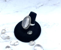 Rose Quartz Ring (Size 7.75)