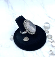 Rose Quartz Ring (Size 7.75)