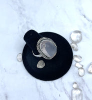 Rose Quartz Ring (Size 7.75)