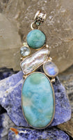 Larimar Pendant