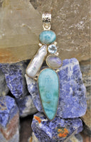 Larimar Pendant