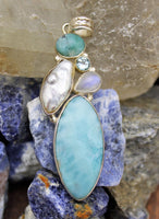 Larimar Pendant