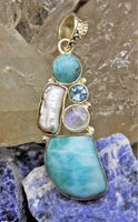 Larimar Pendant