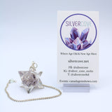 Amethyst Orgonite Merkaba Pendulum