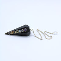 Obsidian Chakra Pendulum