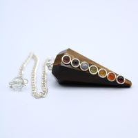 Tigers Eye Chakra Pendulum