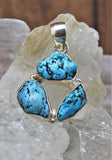 Turquoise Pendant in .925 Sterling Silver