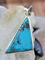 Turquoise Pendant in .925 Sterling Silver