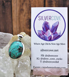 Turquoise Pendant in .925 Sterling Silver