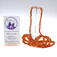 Baltic Amber Opera Length Necklace with Amber Clasp