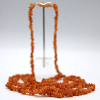 Baltic Amber Opera Length Necklace with Amber Clasp