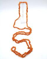 Baltic Amber Opera Length Necklace with Amber Clasp