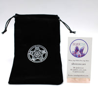 Black Velvet Gemstone Drawstring Pouches