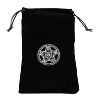 Black Velvet Gemstone Drawstring Pouches