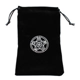 Black Velvet Gemstone Drawstring Pouches