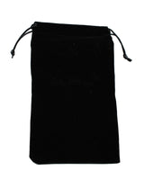Black Velvet Gemstone Drawstring Pouches