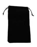 Black Velvet Gemstone Drawstring Pouches