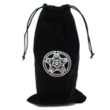 Black Velvet Gemstone Drawstring Pouches