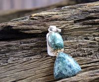 Seraphinite Pendant (.925 Sterling Silver)