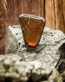 Ammolite Freeform Cabochon (Resin Coated, 3g)