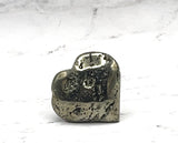 Pyrite Heart Carving