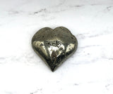 Pyrite Heart Carving