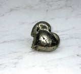 Pyrite Heart Carving