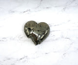 Pyrite Heart Carving