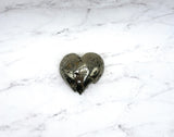 Pyrite Heart Carving