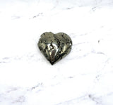 Pyrite Heart Carving