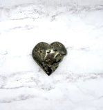 Pyrite Heart Carving