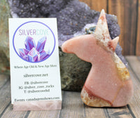 Pink Amethyst Carvings