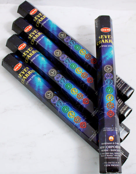 Seven Chakras Incense Sticks