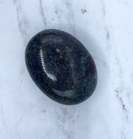 Ruby and Kyanite Palm Stone