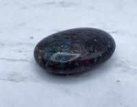 Ruby and Kyanite Palm Stone