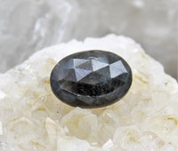 Eye of Odin Silver Sheen Sapphire Cabochon (Faceted)
