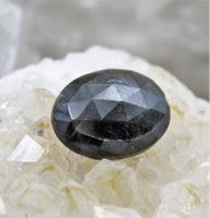 Eye of Odin Silver Sheen Sapphire Cabochon (Faceted)
