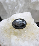 Eye of Odin Silver Sheen Sapphire Cabochon (Faceted)