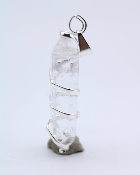 Double-Terminated Quartz Point Pendant