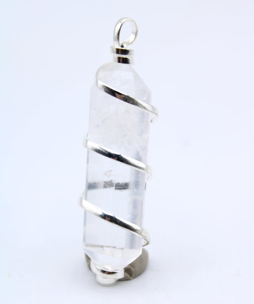 Double-Terminated Quartz Point Pendant