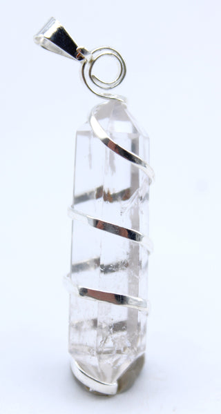 Double-Terminated Quartz Point Pendant