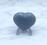 Angelite Heart Carving