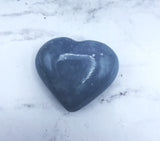 Angelite Heart Carving