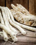 Natural Wood Bead Strands (Philippines, Heishi Shape)