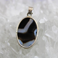 Agate Pendant (0.925 Sterling Silver)