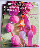 Bead & Button, Ribbon & Felt Jewelry Book By Deborah Schneebeli-Morell