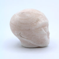 Calcite Alien Head Carving